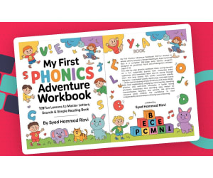 My First Phonics Adventure Workbook 109 Fun Lessons to Master Letters