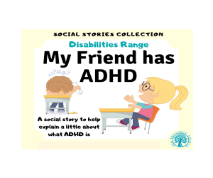 My Friend has ADHD Social Story