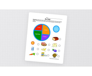 My Plate Sorting Worksheet β Food Groups