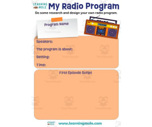 My Radio Program Activity