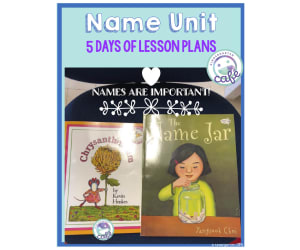 Name Unit - Five Day Lesson Plan Bundle | Book Companion Activities