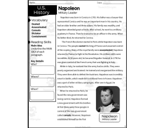 Napoleon Reading Packet
