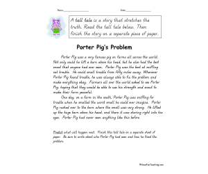 Narrative Writing Worksheet