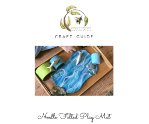 Needle Felted Play Mat
