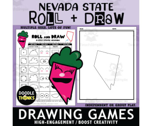 Nevada Roll and Draw Interactive Dice Game | Creative State Activity