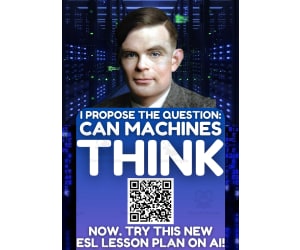 New ESL-EFL-TESOL Lesson Plan on Artificial Intelligence! + QR Code