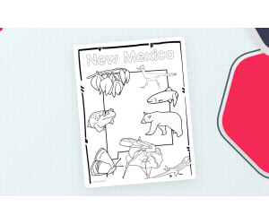 New Mexico State Symbols – Clip Art Set