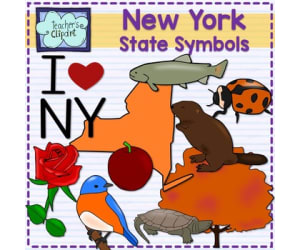 New York State Symbols Clip Art