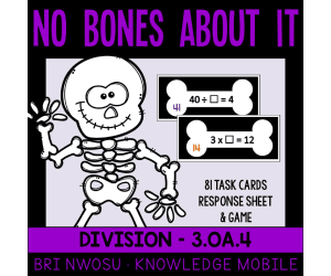 No Bones About It - Multiplication and Division - 3.OA.4