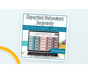 No-Prep Digital Expected vs. Unexpected Behaviors Jeopardy Review Game