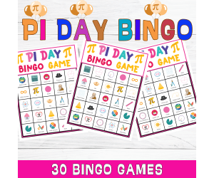 No Prep Pi Day Bingo Game  A Fun Math Pi Day Activities For Kids