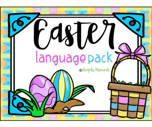 NO PRINT Easter Language Pack for Distance Learning