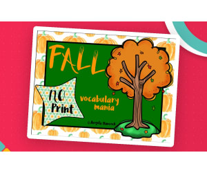 NO PRINT Fall Synonyms Antonyms & Word Associations