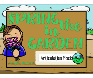 NO PRINT Spring Garden Articulation - S Edition for Distance Learning