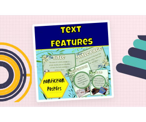 Nonfiction posters rainforest theme