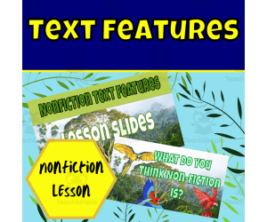 Nonfiction text features lesson