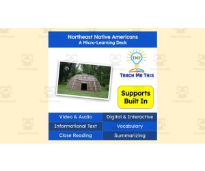 Northeast Native Americans | Reading Comprehension Deck | Interactive Lesson