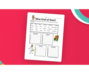 Noun Sorting Worksheet