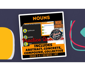 Nouns Practice Questions - Grade 3-4 Grammar (PPT)