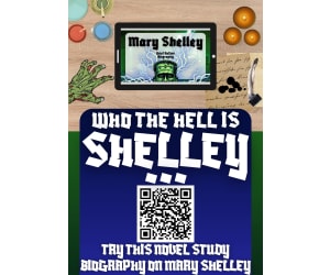 Novel Study Biography Presentation on Mary Shelley - Frankenstein