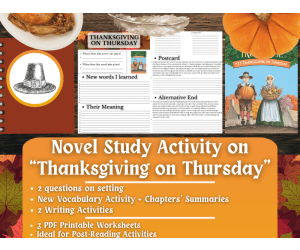 Novel Study - Thanksgiving on Thursday - Magic Tree House