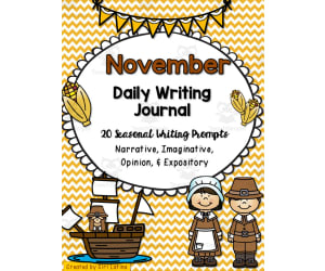 November Daily Writing Journal