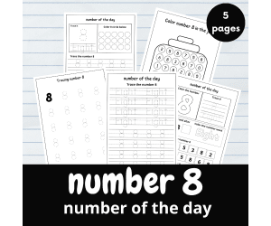 number 8 handwriting worksheet - number 8 tracing worksheets