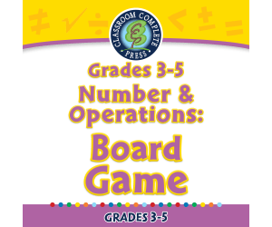 Number & Operations: Board Game for 3rd-5th - MAC Software