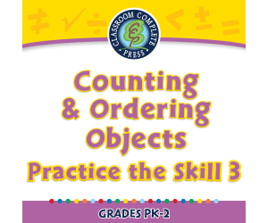 Number & Operations: Counting & Ordering Objects - Practice the Skill 3 - MAC Software