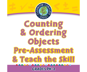 Number & Operations: Counting & Ordering Objects - Pre-Assessment & Teach the Skill - FLASH-PC