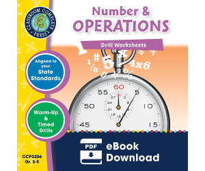 Number & Operations - Drill Sheets Gr. 3-5