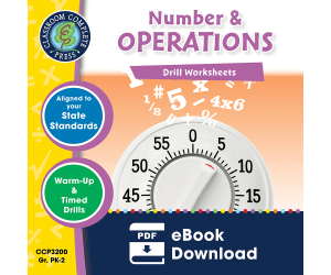 Number & Operations - Drill Sheets Gr. PK-2