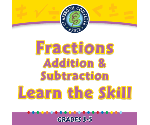 Number & Operations: Fractions - Addition & Subtraction - Learn the Skill - FLASH-MAC