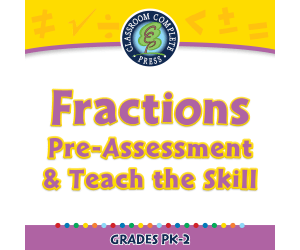 Number & Operations: Fractions - Pre-Assessment & Teach the Skill - PC Software