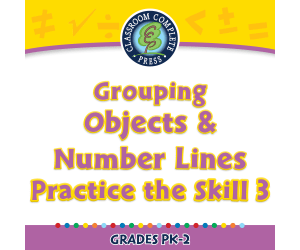 Number & Operations: Grouping Objects & Number Lines - Practice the Skill 3 - PC Software