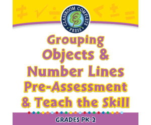 Number & Operations: Grouping Objects & Number Lines - Pre-Assessment & Teach the Skill - PC Software