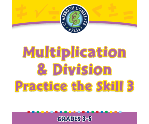 Number & Operations: Multiplication & Division - Practice the Skill 3 - MAC Software