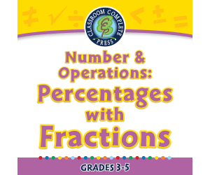 Number & Operations: Percentages with Fractions - FLASH-PC