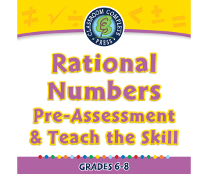 Number & Operations: Rational Numbers - Pre-Assessment & Teach the Skill - FLASH-PC