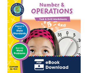 Number & Operations - Task & Drill Sheets Gr. PK-2