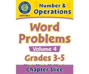 Number & Operations: Word Problems Vol. 4 Gr. 3-5