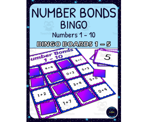 Number Bonds 1-10 Bingo - Boards 1-5
