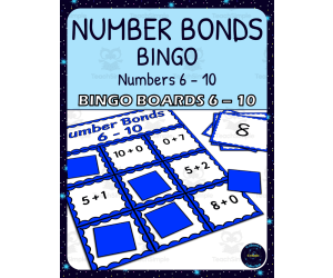 Number Bonds 6-10 Bingo - Boards 6-10