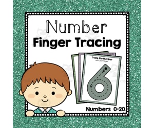 Number Finger Tracing Mats | Preschool Number Resources
