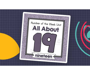 Number of the Week Unit: All About Number 19