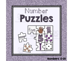 Number Puzzles Pack | Preschool Number Resources
