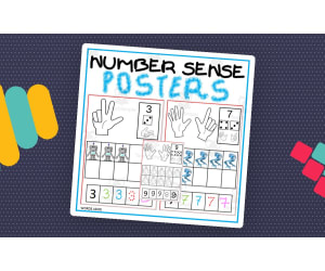 NUMBER SENSE 1-10 POSTER MATS | robots