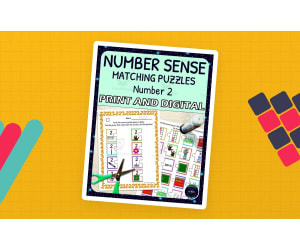 Number Sense Matching Puzzles for Number 2