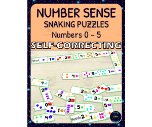 Number Sense Subitizing Puzzle - Numbers 0-5