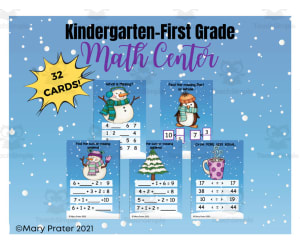 Number Sense Winter Math Center